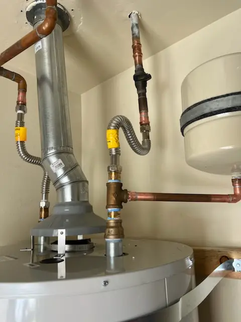 Water heater installation and plumbing repair in Twin Creeks